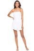 SMOCKED ROMPER - TERRY